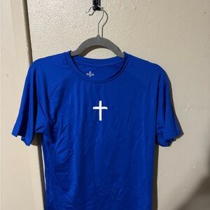 Blue Cross Graphic Men's Dri-fit Shirt